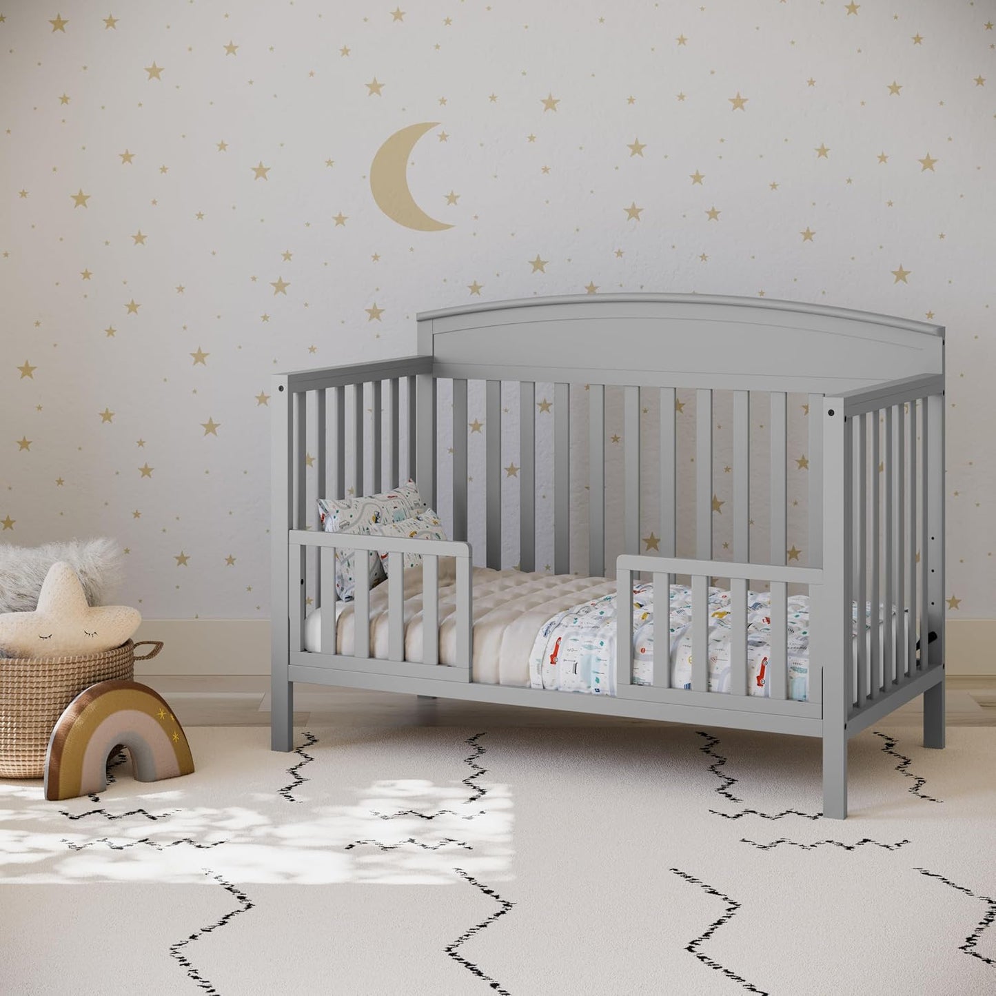 Graco Benton 5-in-1 Convertible Crib – Pebble Gray