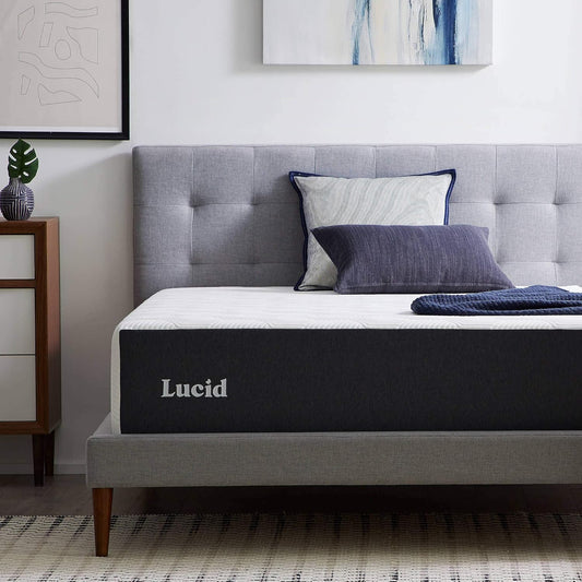 LUCID 14" Twin XL Memory Foam Mattress