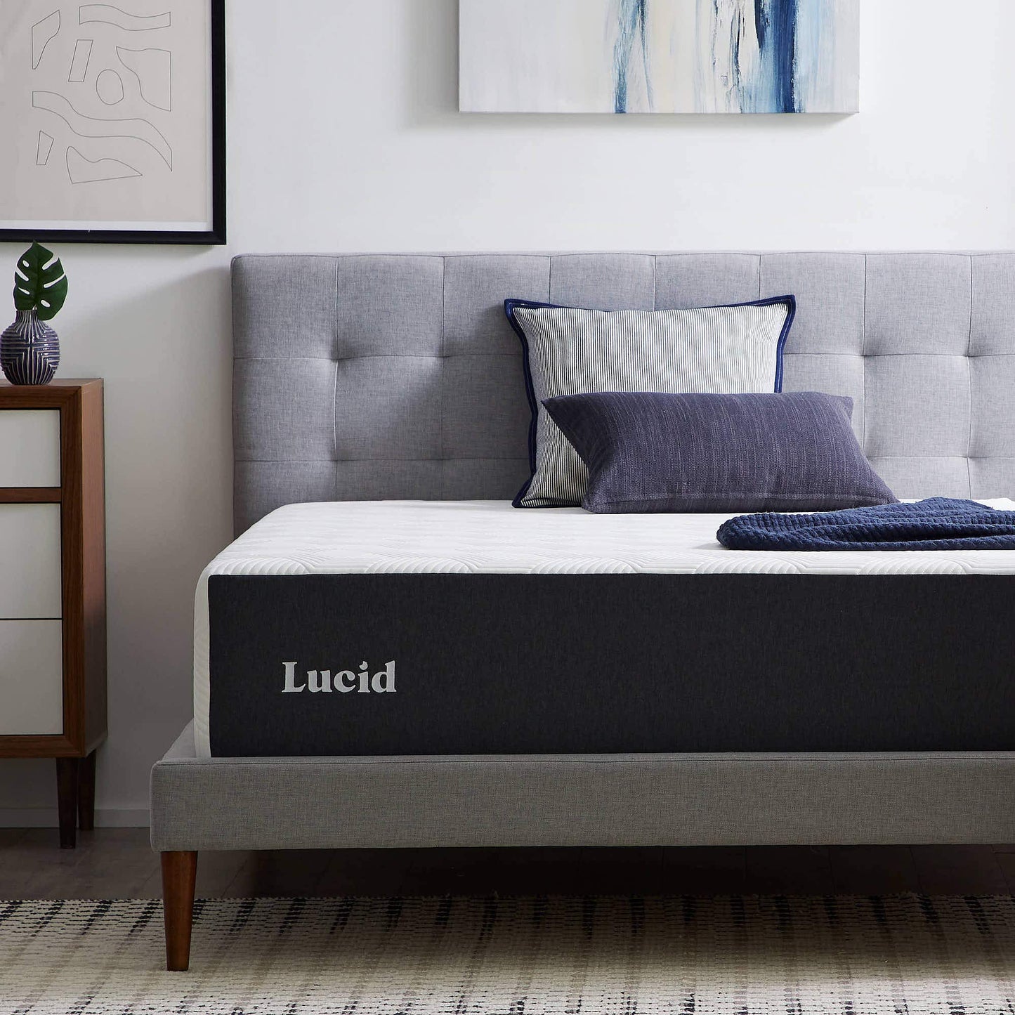 LUCID 12" Twin XL Memory Foam Mattress