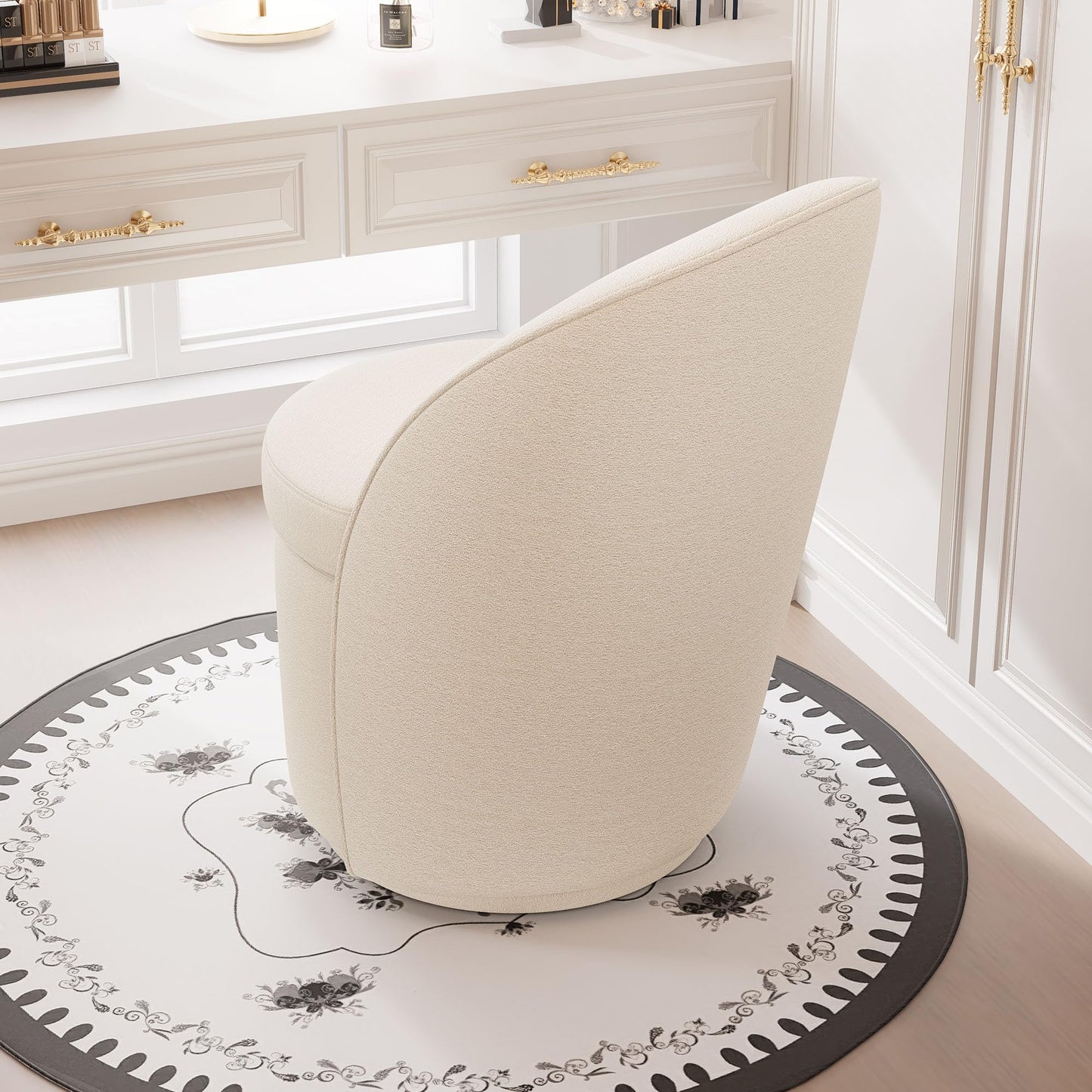 YOUTASTE Swivel Vanity Benches Set of 4