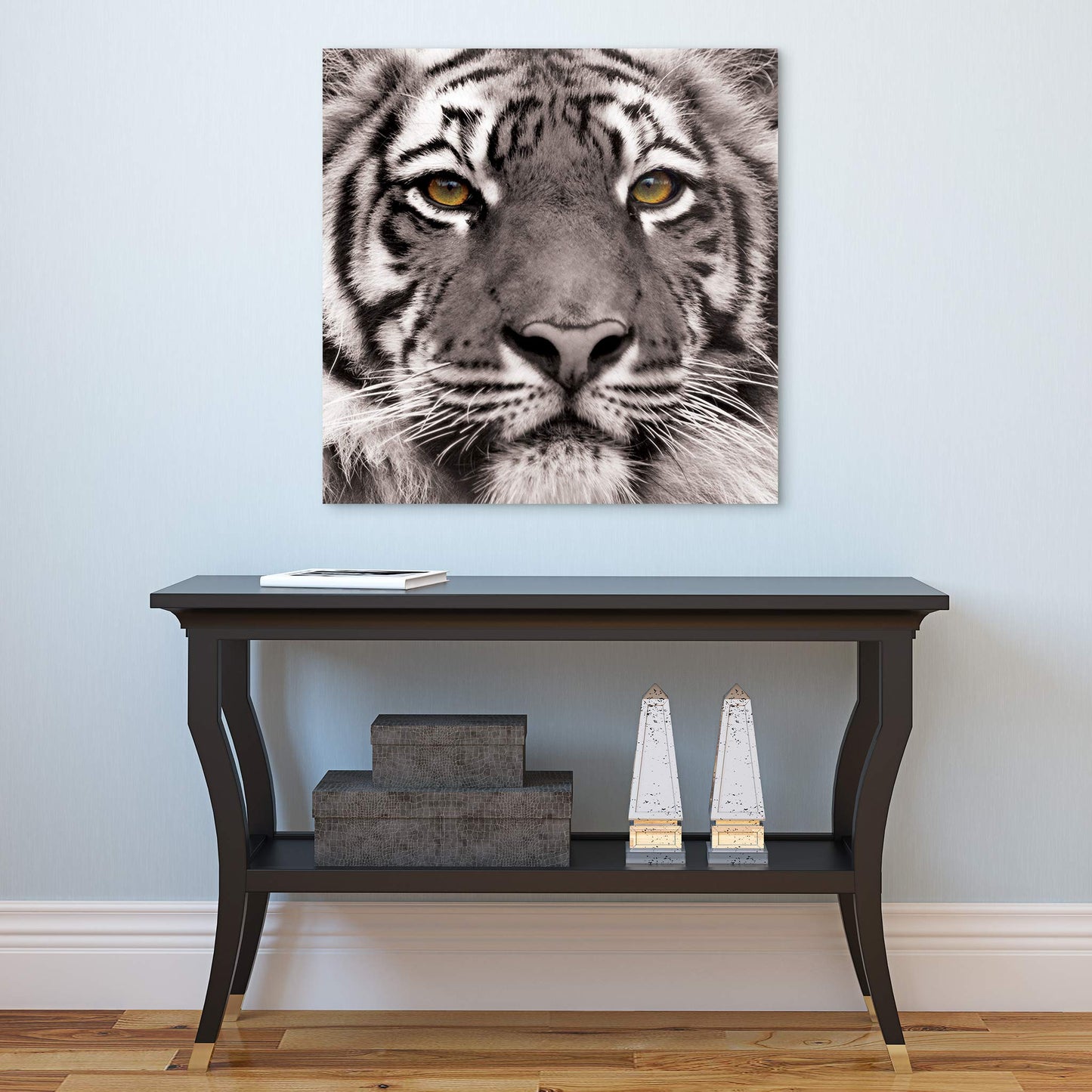 King of the Jungle Glass Wall Art