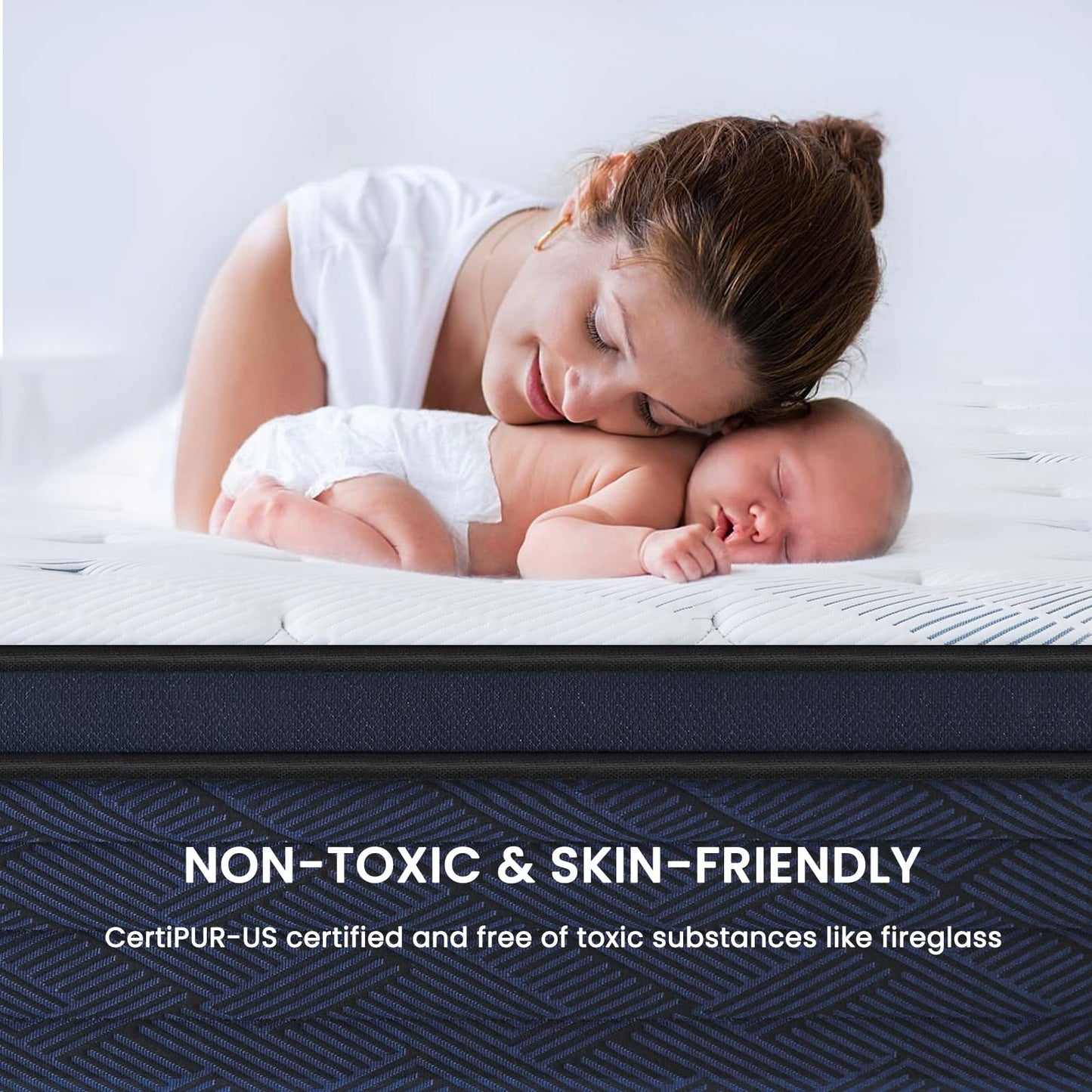 Twin 12" Gel Memory Foam Hybrid Mattress