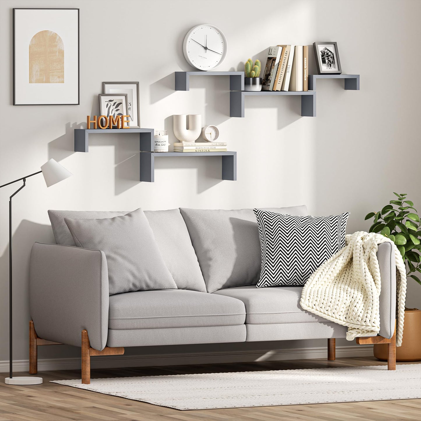 SRIWATANA Floating Shelves 5-Pack