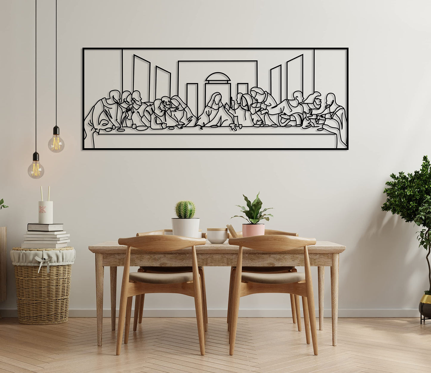 The Last Supper Metal Wall Art