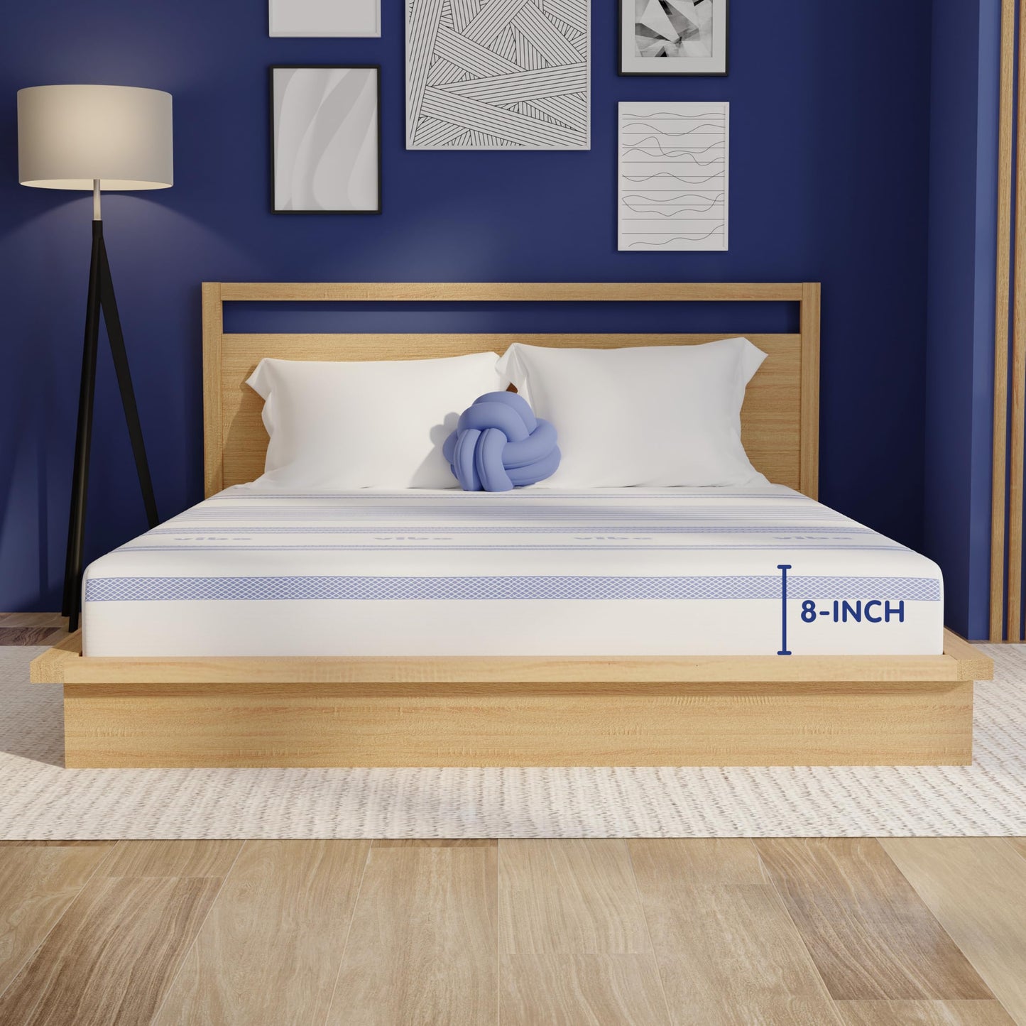 Vibe 12" Full Gel Memory Foam Mattress