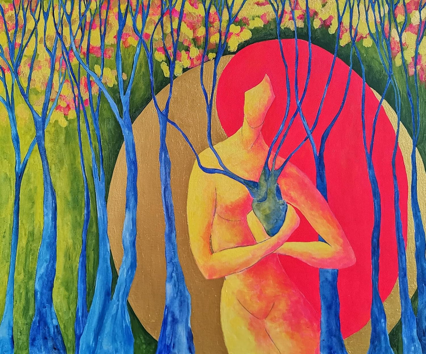 In Search of Harmony Acrylic Painting 28"x24"