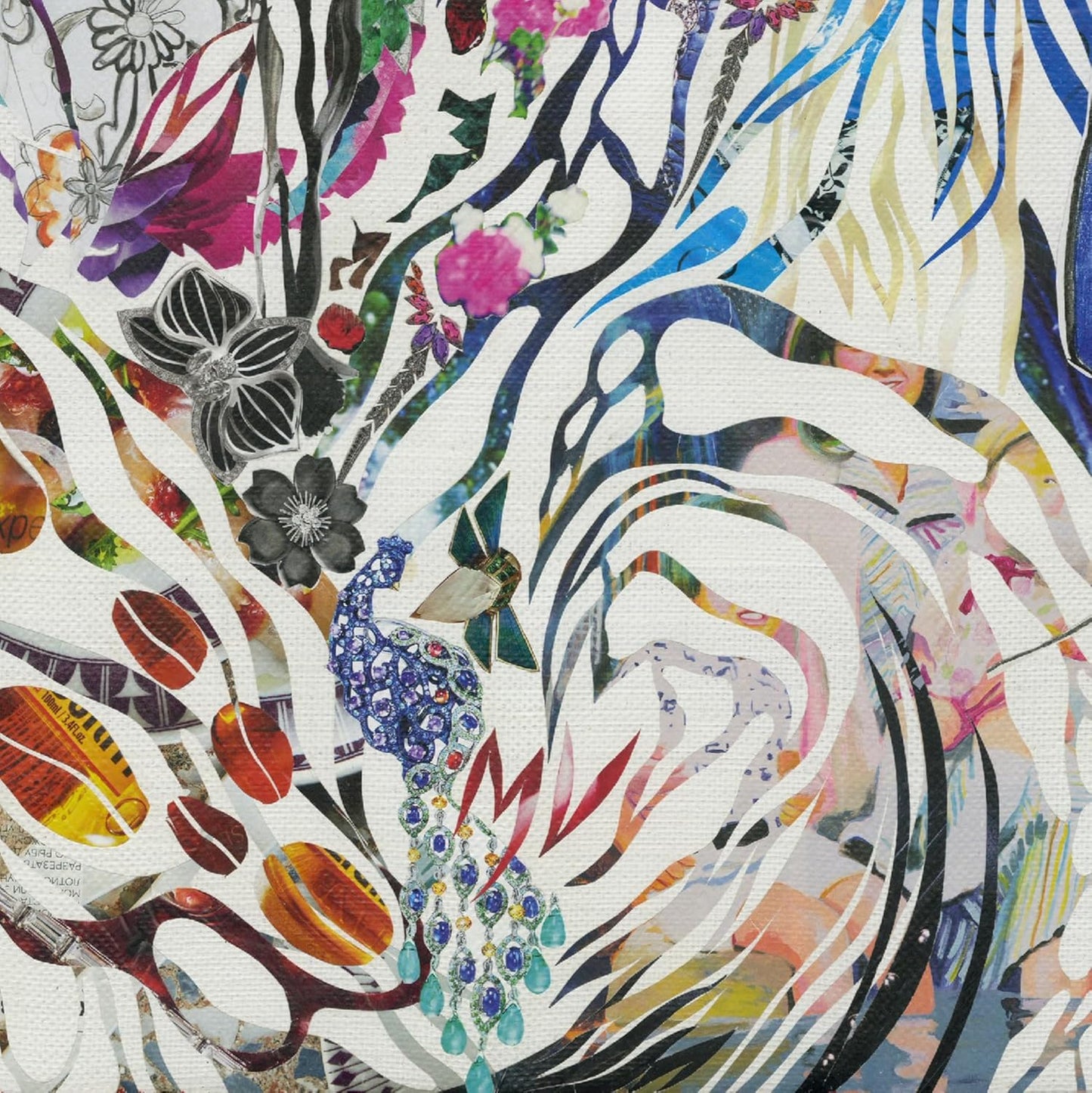 Summer On My Mind Abstract Oil Painting 39"x47"