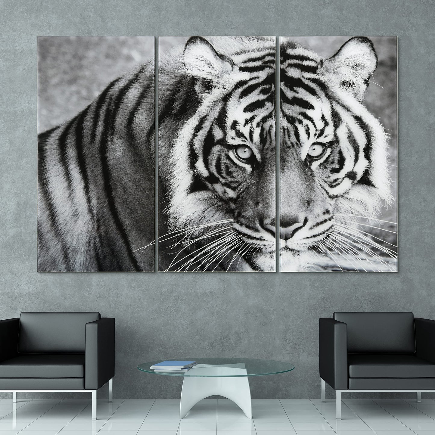 King of the Jungle Glass Wall Art