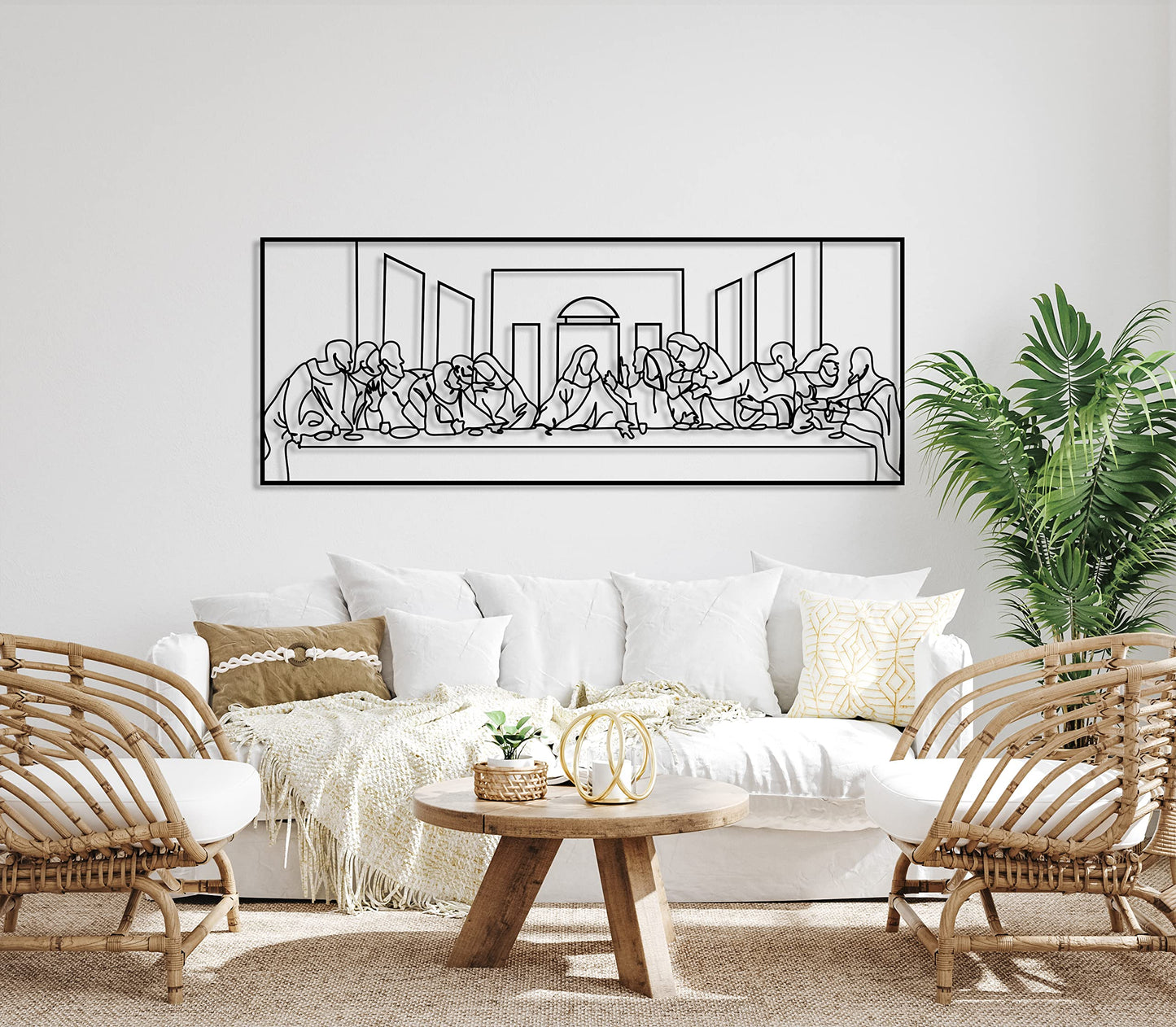 The Last Supper Metal Wall Art