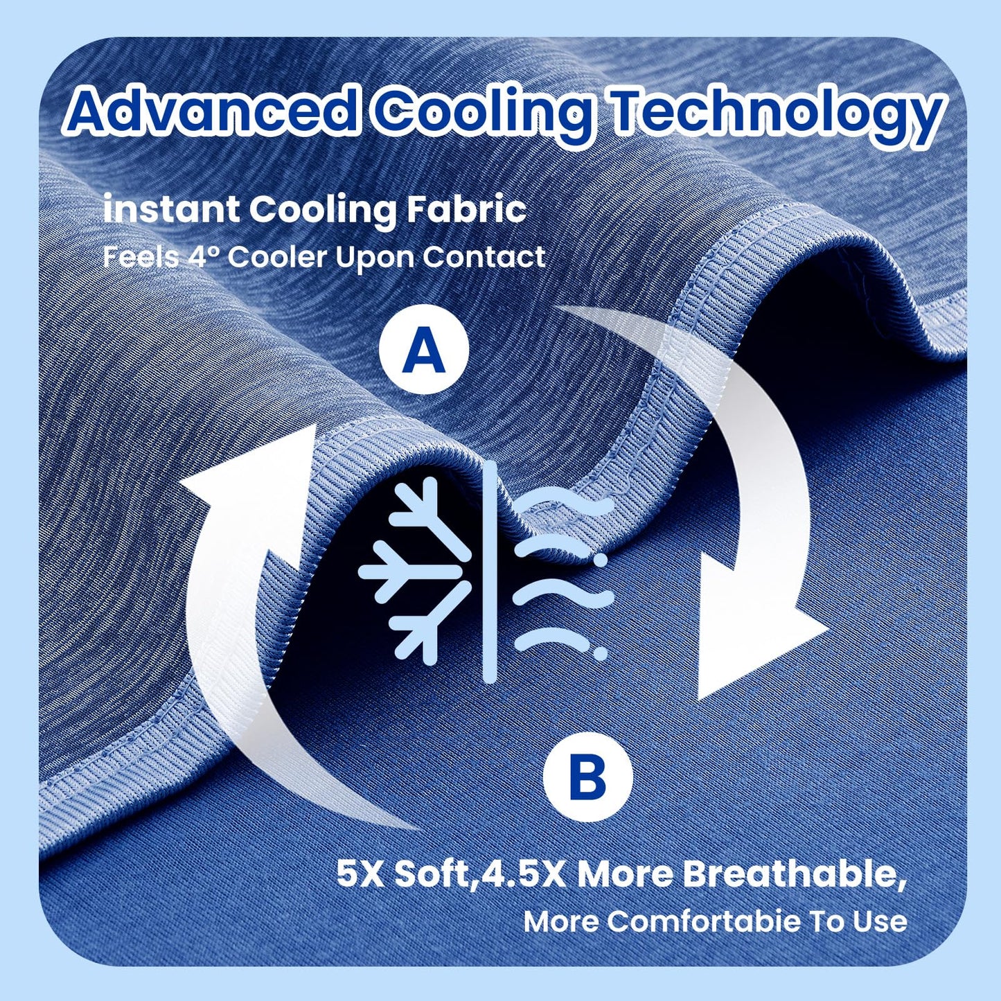Topcee Cooling Blanket – Queen, 90"x90"