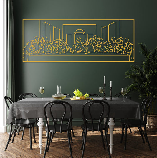The Last Supper Metal Wall Art