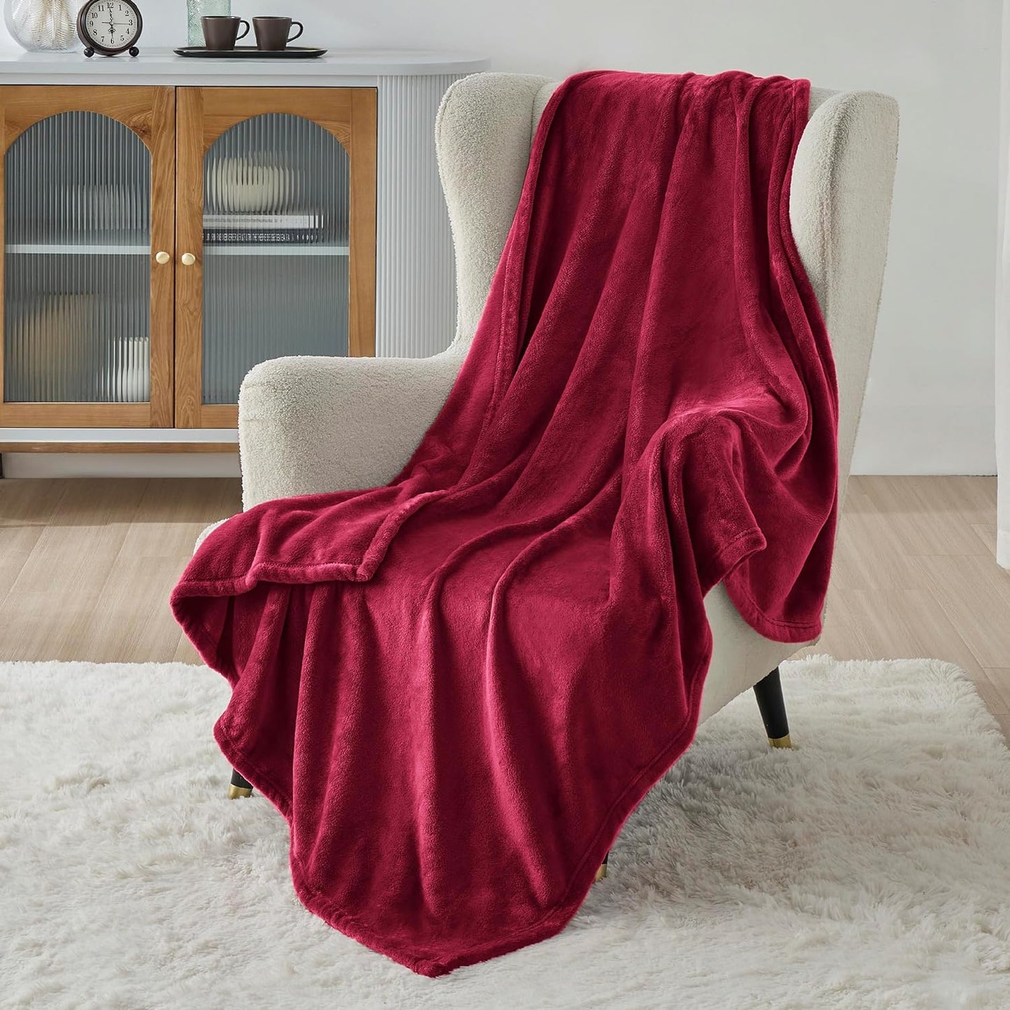 Bedsure GentleSoft Fleece Blanket – King, Grey