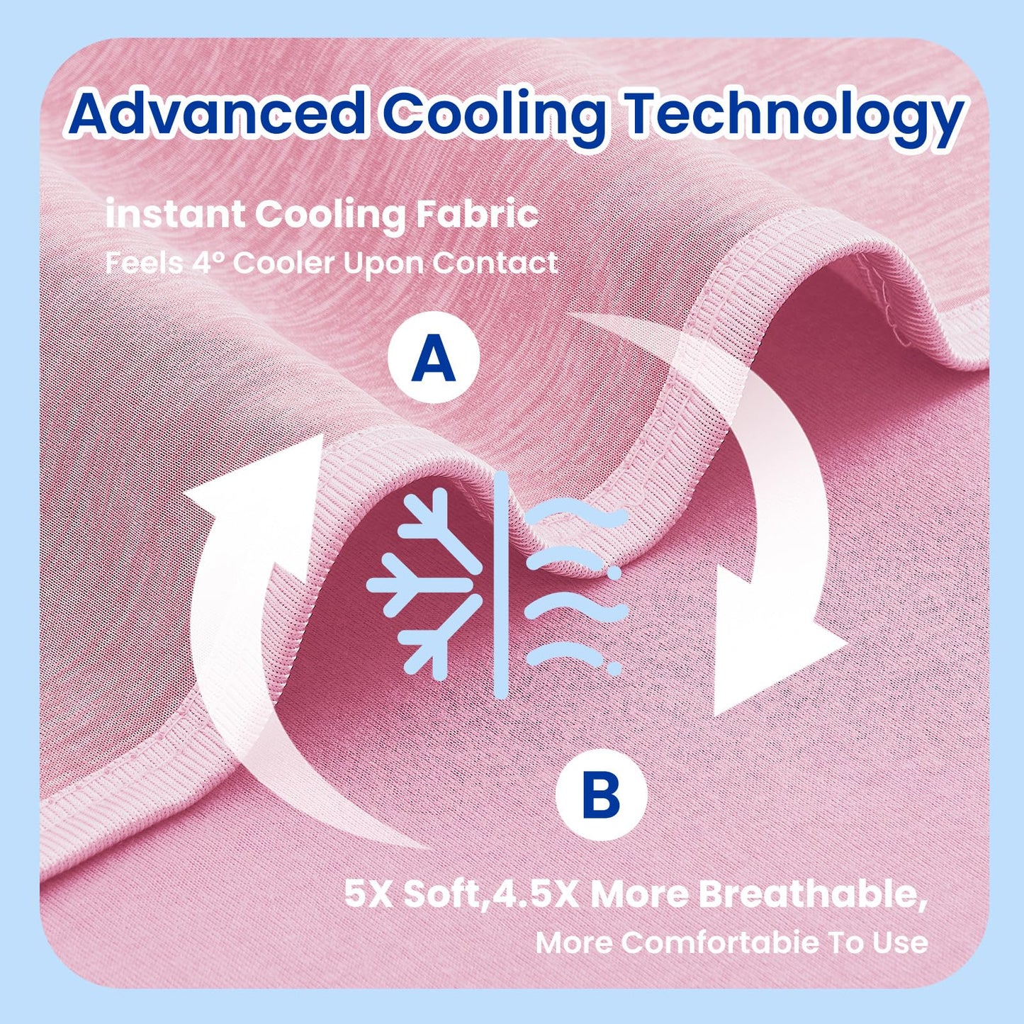 Topcee Cooling Blanket – Queen, 90"x90"