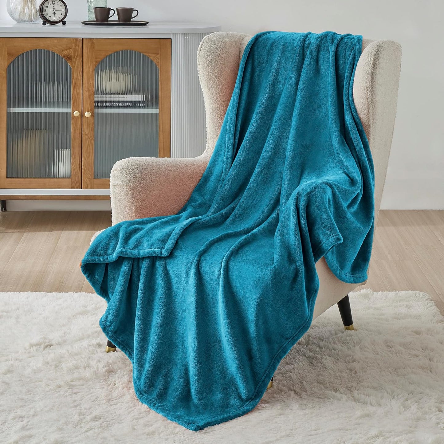 Bedsure GentleSoft Fleece Blanket – King, Grey