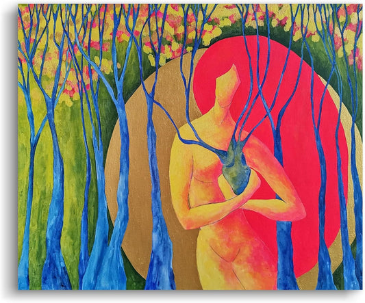 In Search of Harmony Acrylic Painting 28"x24"