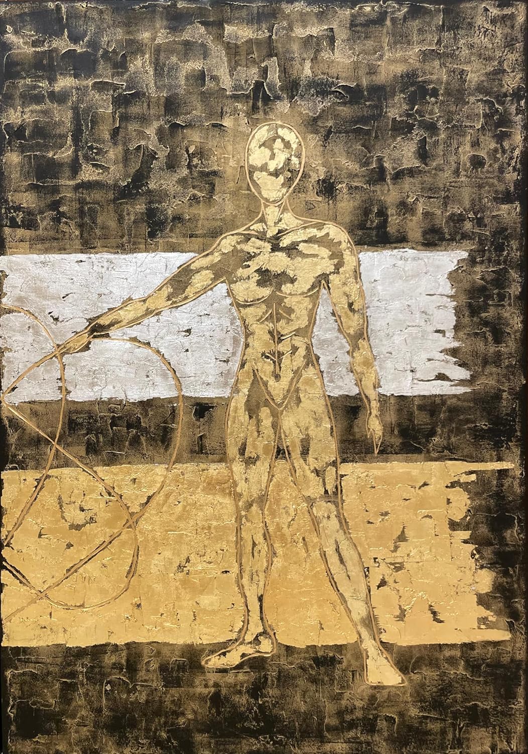 Two Diptych Mixed Media 55"x39"