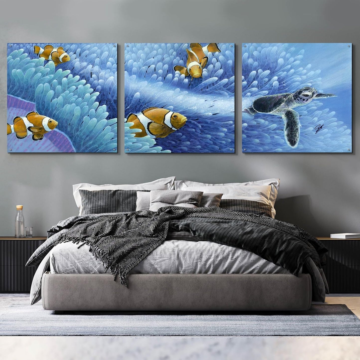 Epic Art 'The Journey Begins' 3-Piece Wall Art