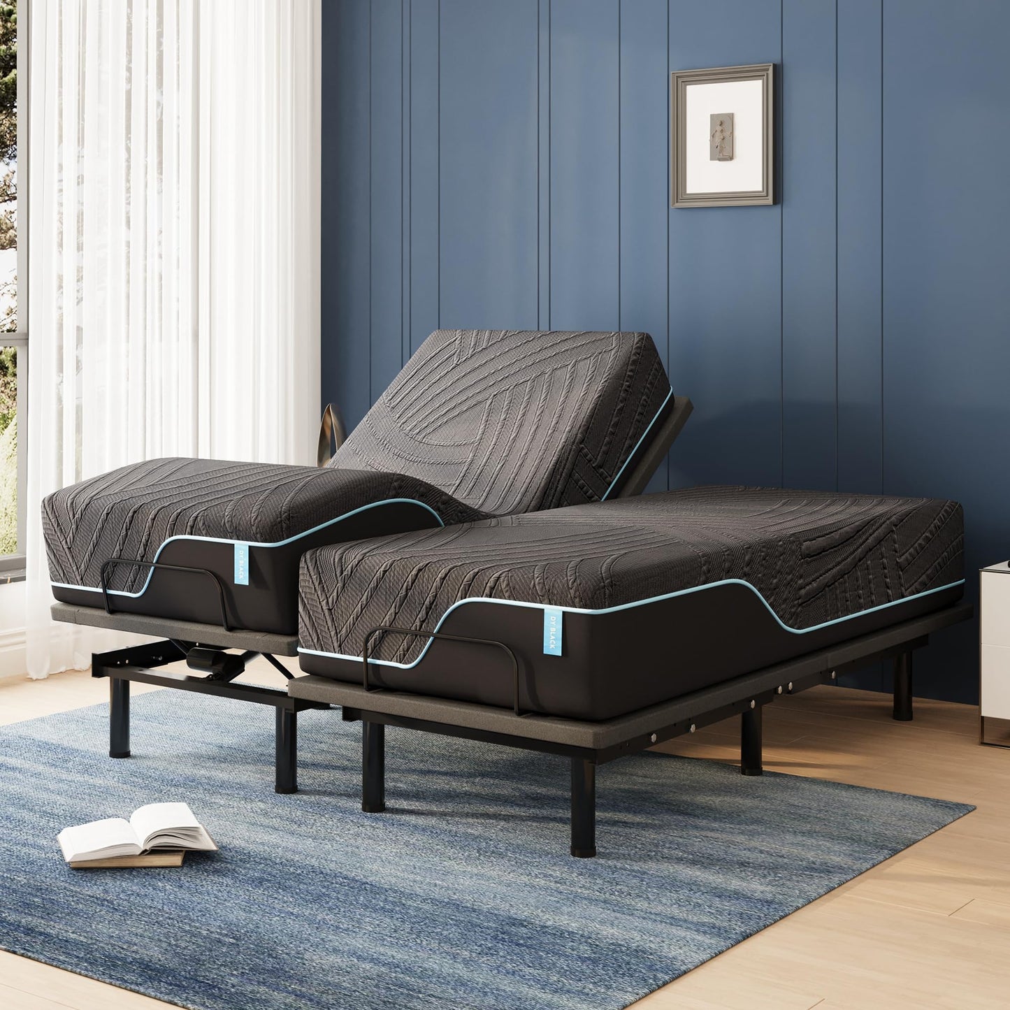 Split King Adjustable Bed with Mattress