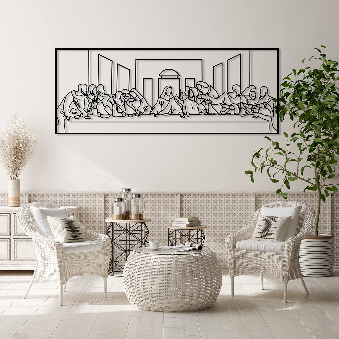 The Last Supper Metal Wall Art