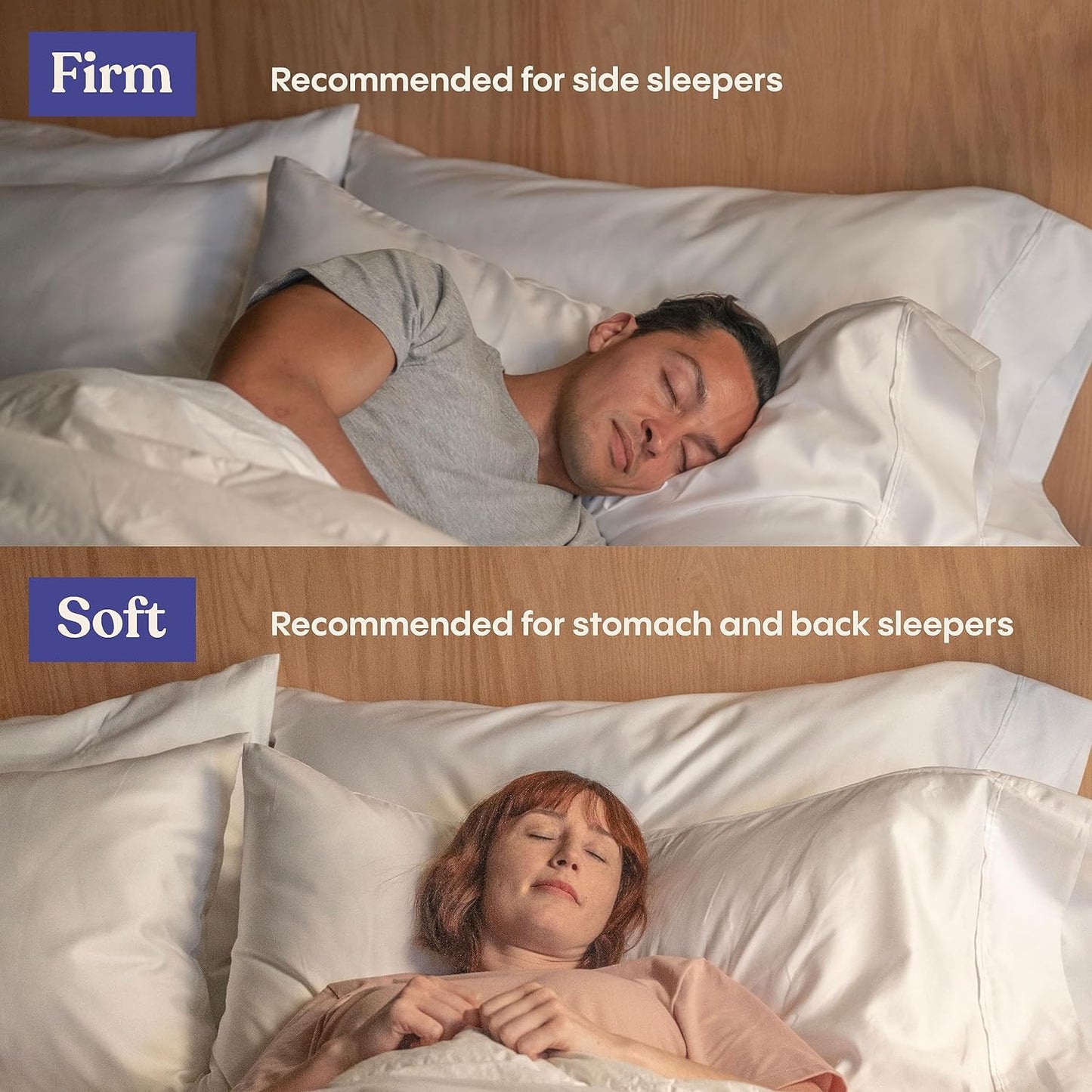 FluffCo Zen Fluff Down King Pillow – 1 Pack
