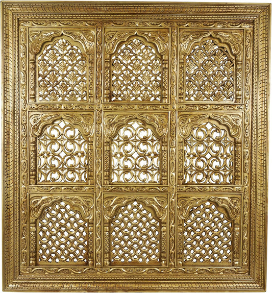 Deco 79 Mango Wood Wall Sculpture